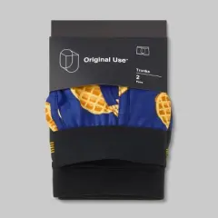 Men's Striped Waffles Trunks 2pk - Original Use&trade; Blue