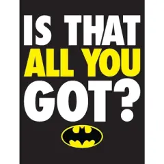 Batman Is That All You Got Black T-shirt Toddler Boy to Youth Boy