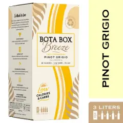 Bota Box Breeze Pinot Grigio White Wine - 3L Bottle