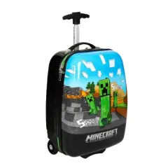 Minecraft Cliffside Creepers Youth 18" 2-Wheeled Hardside Luggage