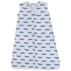 Hudson Baby Infant Boy Cotton Sleeveless Wearable Sleeping Bag, Sack, Blanket, Wingman