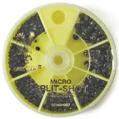 Eagle Claw Micro Split-Shot Sinkers Dial Pack