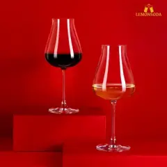 LEMONSODA Premium Wine Glasses - Set of 2 - 24oz