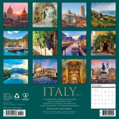 Willow Creek Press 2026 Italy Wall Calendar