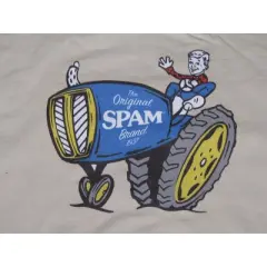 Spam Brand 1937 Boy And Tractor Men's Sand Sweatshirt