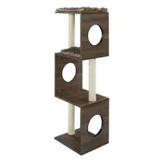 Sam's Pets Sheree 50" Dark Brown Cat Tree