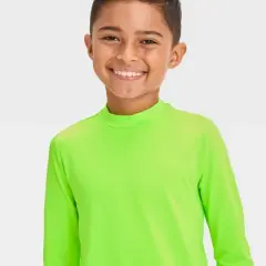 Boys' Long Sleeve Solid Rash Guard Top - Cat & Jack&trade;