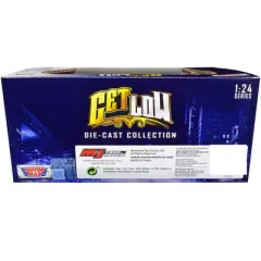 1966 Chevrolet C10 Fleetside Truck Lowrider Orange Metallic with White Top "Get Low" Series 1/24 Diecast Model Car by Motormax