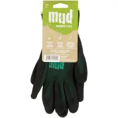 Mud Gloves  Bamboo Flex Small/Medium Emerald Green Garden Glove SM7197G/SM