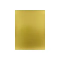 JAM Paper Foil 24lb 2-Sided Paper 8.5 x 11 Gold 50 Sheets/Pack 1683736