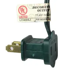 Kurt S. Adler 10-Count Blue and White Mini Star of David Novelty  Light Set, 10ft Green Wire