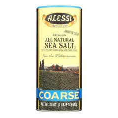 Alessi Mediterranean Sea Salt - Coarse - Case of 6/24 oz