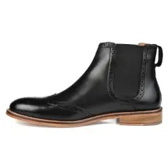 Thomas & Vine Medium and Wide Width Mens Watson Tru Comfort Foam Pull-on Wingtip Chelsea Boot