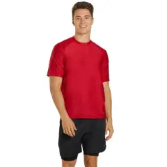 Sporti Sporti Men's S/S UPF 50+ Comfort Fit II Rash Guard Black Large