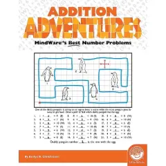 MindWare Math Adventures Addition And Subtraction: Set Of 4 - Brainteasers