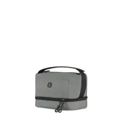 SWISSGEAR Deluxe Travel Dopp Kit - Gray: Toiletry Organizer with Mesh Pocket