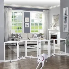 unipaws 132'' Extra Wide Pet Gate