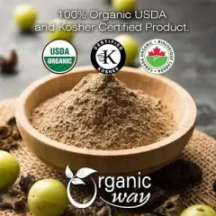 Organic Way Amla Powder 8 Oz