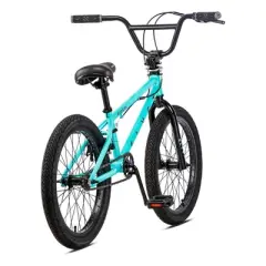 AVASTA 18 Inch Kid Freestyle BMX Bicycle for Beginner Riders with Steel Frame, Single Speed Drivetrain, and Rear Caliper Brakes, Ages 5 to 8, Mint