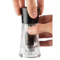 Peugeot | Molene Pepper Mill, Acrylic/Black, 14 cm - 5 in