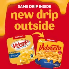 Velveeta Shells & Cheese Original Mac and Cheese Single Bowl Easy Microwavable Dinner - 5oz