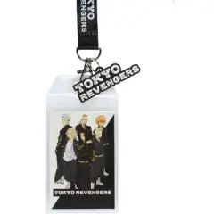 Tokyo Revengers Lanyard Anime Manga Manji Gang Breakaway ID Badge Holder with 2" Rubber Charm
