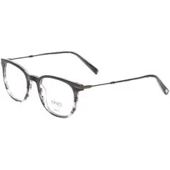 Jones NY J531 Unisex Designer Blue Light Eyeglasses Oval Grey Marble Fade 51 mm