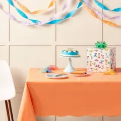 Orange Solid Table Cover 1ct - Spritz&trade;
