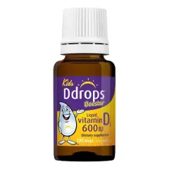 Ddrops Booster Kids Vitamin D Organic Liquid Drops 600 IU - 0.09 fl oz