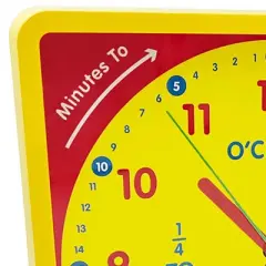 Junior Learning&reg; What's the Time? Classroom Clock