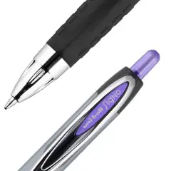 uni-ball uniball 207 Retractable Gel Pens Medium Point 0.7mm Purple Ink Dozen (70221)