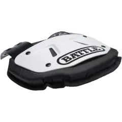Battle Sports Protective Football Back Plate - White/Black