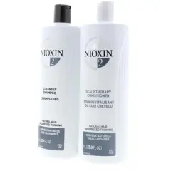 Nioxin System 2 Cleanser & Scalp Therapy Conditioner, 33.8 oz DUO