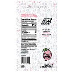 Sour Strips Pink Lemonade Candy - 3.4oz