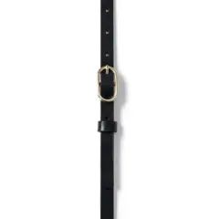 Lands' End Women's Skinny Leather Belt