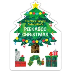 The Very Hungry Caterpillar's Peekaboo Christmas - (World of Eric Carle) by  Eric Carle (Board Book)