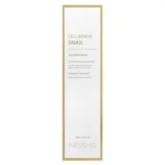 Missha Cell Renew Snail, Sleeping Beauty Mask, 3.71 fl oz (110 ml)