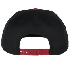 Naruto Akatsuki Sasuke Red Cloud Emblem Adjustable Snapback Hat Cap Black