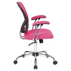 Juliana Task Chair Pink Mesh - OSP Home Furnishings