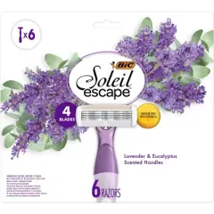 BiC Women's Soleil Escape 4-Blade Razors - 12ct