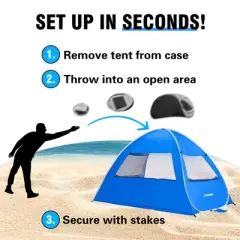 EchoSmile 4-Person Nylon Dome Tent