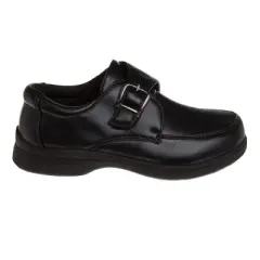 French Toast Boys Slip-on Comfort School Shoes with Buckle Detail (Toddler Sizes)
