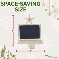 Park Designs Chalkboard Stocking Hanger White - Set of 2