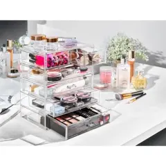 Sorbus Acrylic Makeup Organizer Case for Cosmetics Make Up & Jewelry