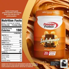 Premier Protein Indulgence 30g Protein Powder - Salted Caramel - 25.4oz