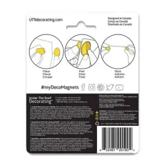 Under the Roof Decorating Magnets 4ct Black