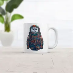 Crazy Dog Space Kitty Mug Cool Astronaut Kitten Graphic Coffee Cup-11oz