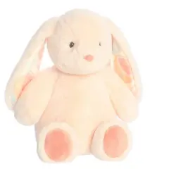 ebba Dewey Bunny 12.5" Flourish Peach Orange Stuffed Animal