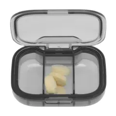 Unique Bargains 3 Grid Portable Pill Case 1 Pc