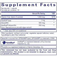 Pure Encapsulations Vitamin A + Carotenoids (Lutein, Zeaxanthin, and Astaxanthin) - Hypoallergenic Dietary Supplement